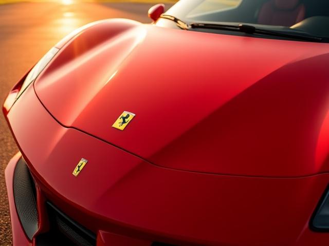 Ferrari 488 GTB con vernice impeccabile dopo lucidatura