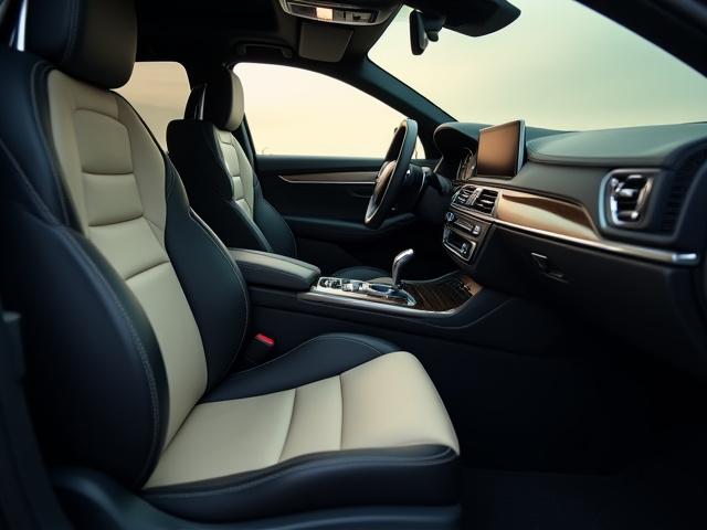 Interni auto di lusso puliti e igienizzati.